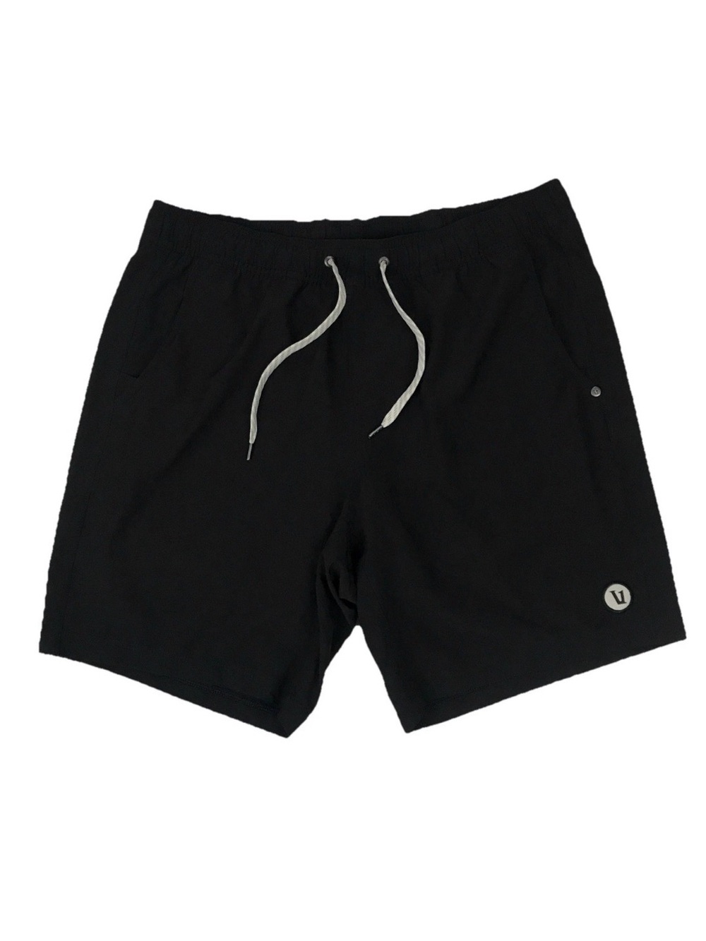 Vuori Kore Shorts Mens Large L Black 7” Inseam Lined Gym Running Training V302